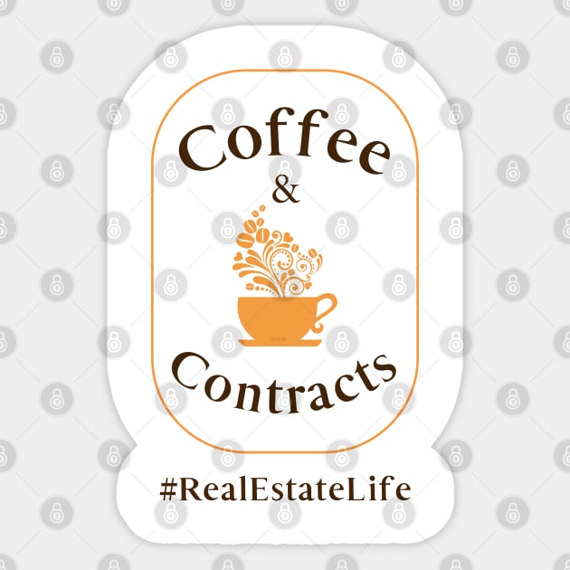 Coffee & Contracts - Real Estate Life Sticker by REG